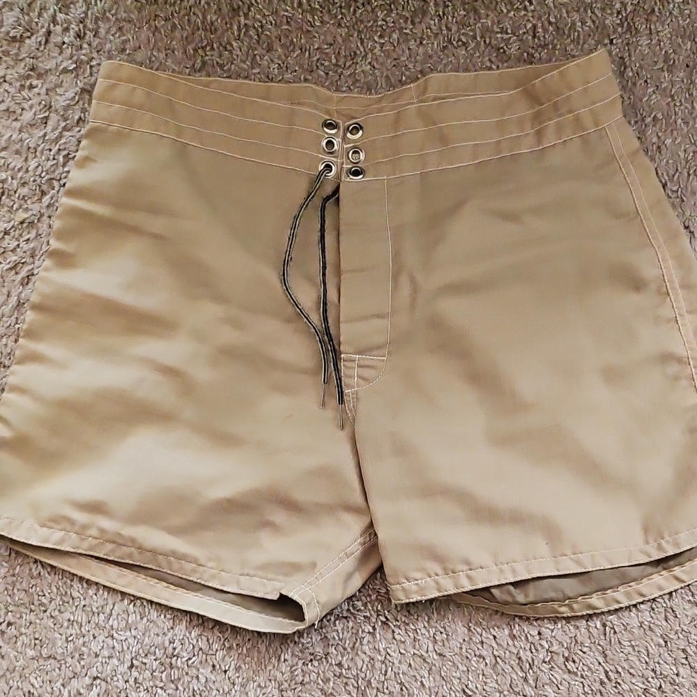 Birdwell Tan Hybrid Shorts Lightweight Versatile Design